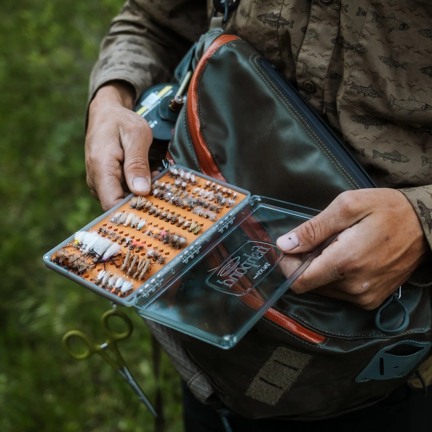 FISHPOND TACKY ORIGINAL FLY BOX - BURNT ORANGE