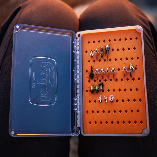 FISHPOND TACKY DAYPACK FLY BOX - BURNT ORANGE