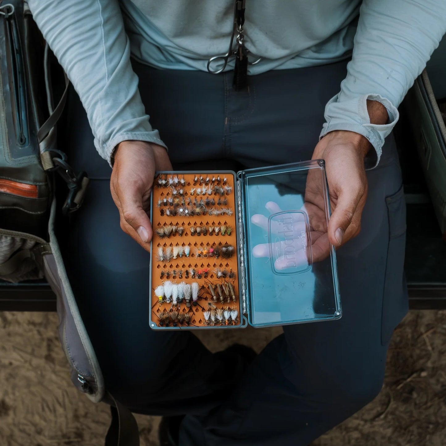 FISHPOND TACKY ORIGINAL FLY BOX - BURNT ORANGE