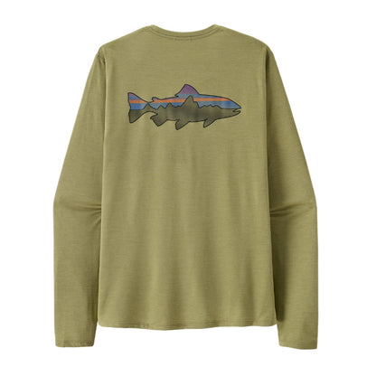 PATAGONIA MEN'S L/S CAPILENE COOL SUN SHIRT - FITZ ROY TROUT