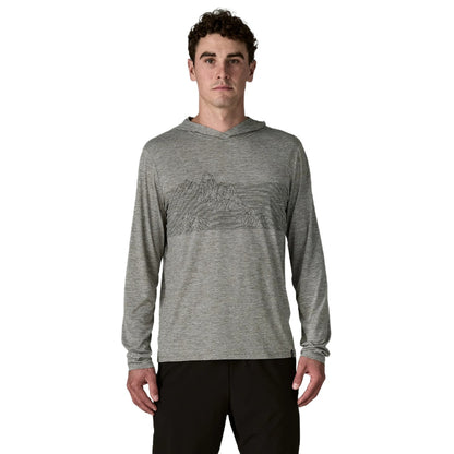 PATAGONIA MEN'S CAPILENE COOL DAILY HOODIE - STRATASPIRE STRIPE