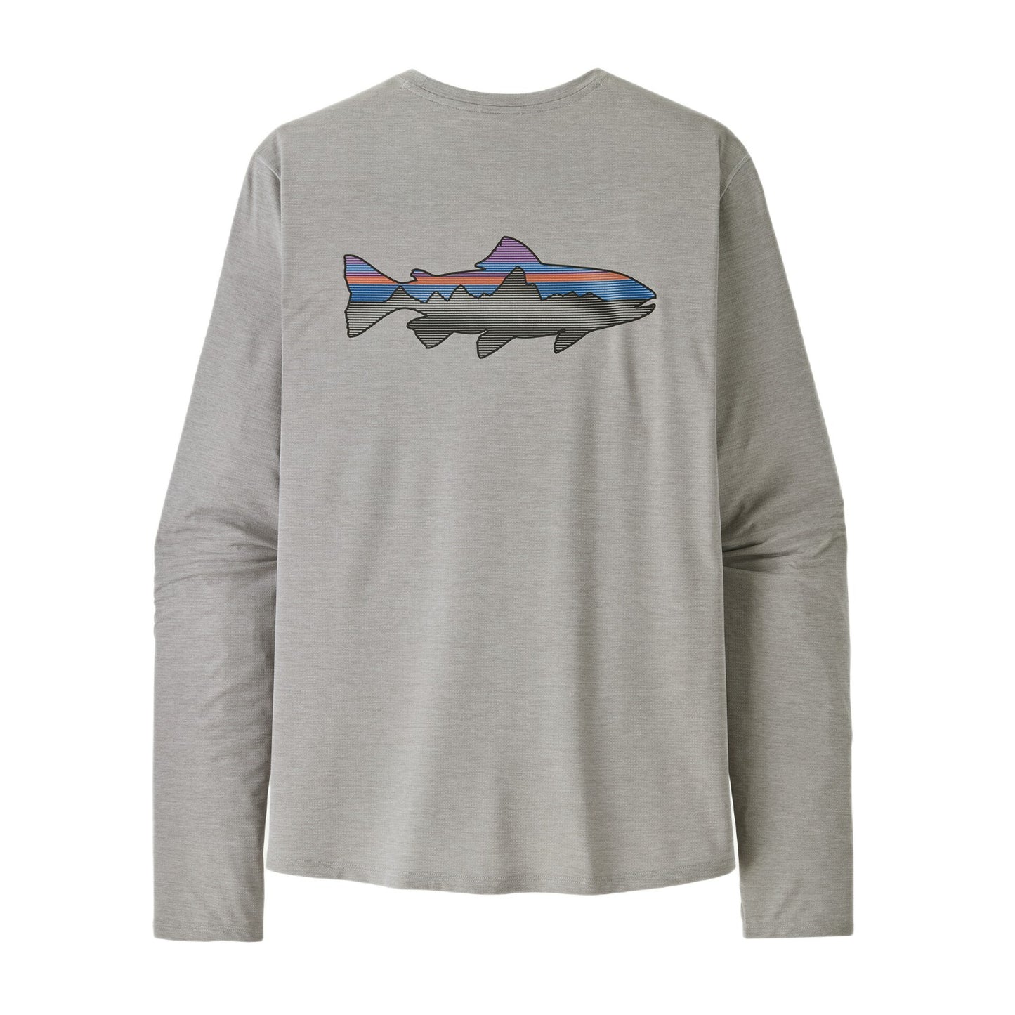 PATAGONIA MEN'S L/S CAPILENE COOL SUN SHIRT - FITZ ROY TROUT