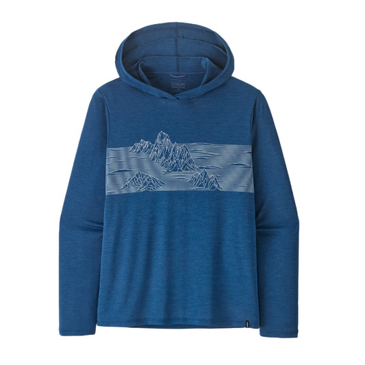 PATAGONIA MEN'S CAPILENE COOL DAILY HOODIE - STRATASPIRE STRIPE