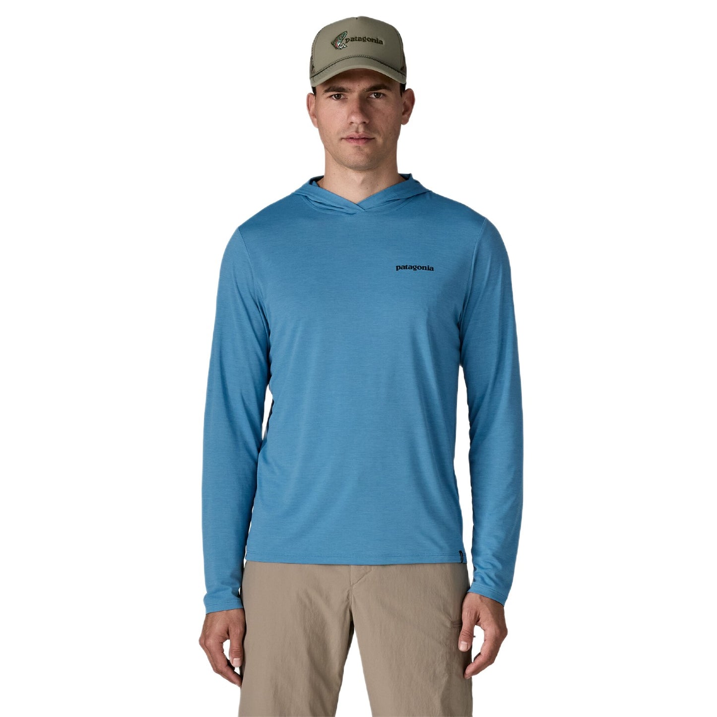 PATAGONIA MEN'S CAPILENE COOL DAILY HOODY - CASTING LOGO