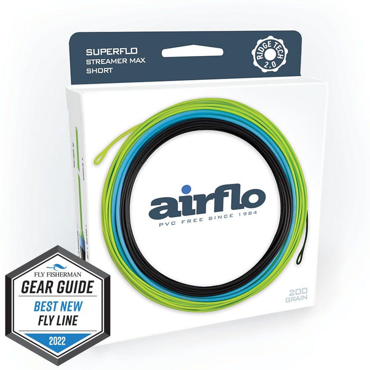 AIRFLO SUPERFLO RIDGE 2.0 STREAMER MAX SHORT FLY LINE