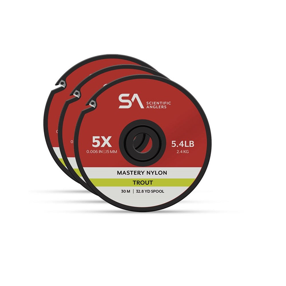 SA MASTERY TROUT TIPPET ASSORTMENT - 3X, 4X, 5X