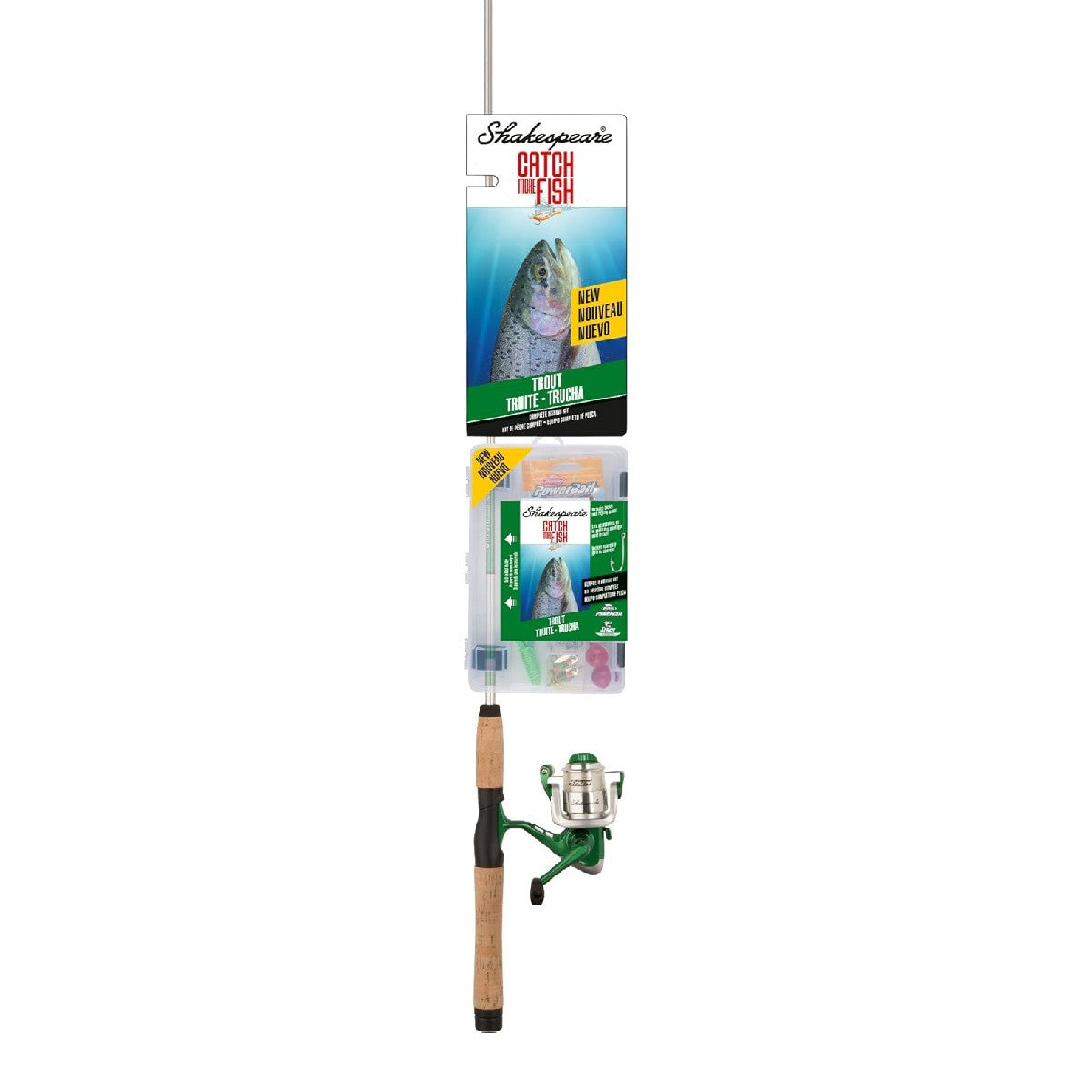 SHAKESPEARE CATCH MORE FISH SPINNING COMBO