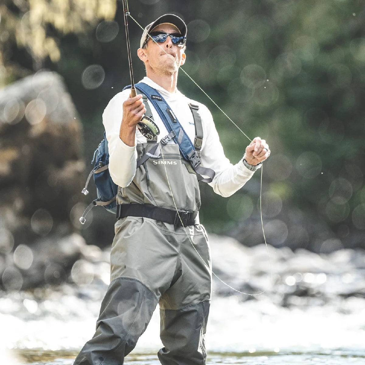 SIMMS MEN'S TRIBUTARY STOCKINGFOOT WADERS