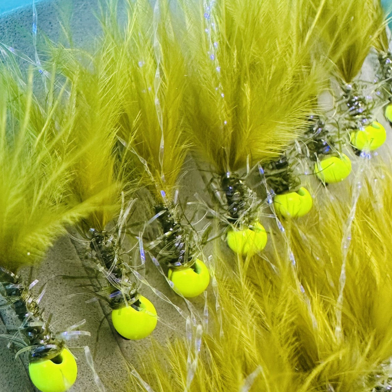 TODD'S DAMSEL BOMBER JIG FLY #10 BARBLESS