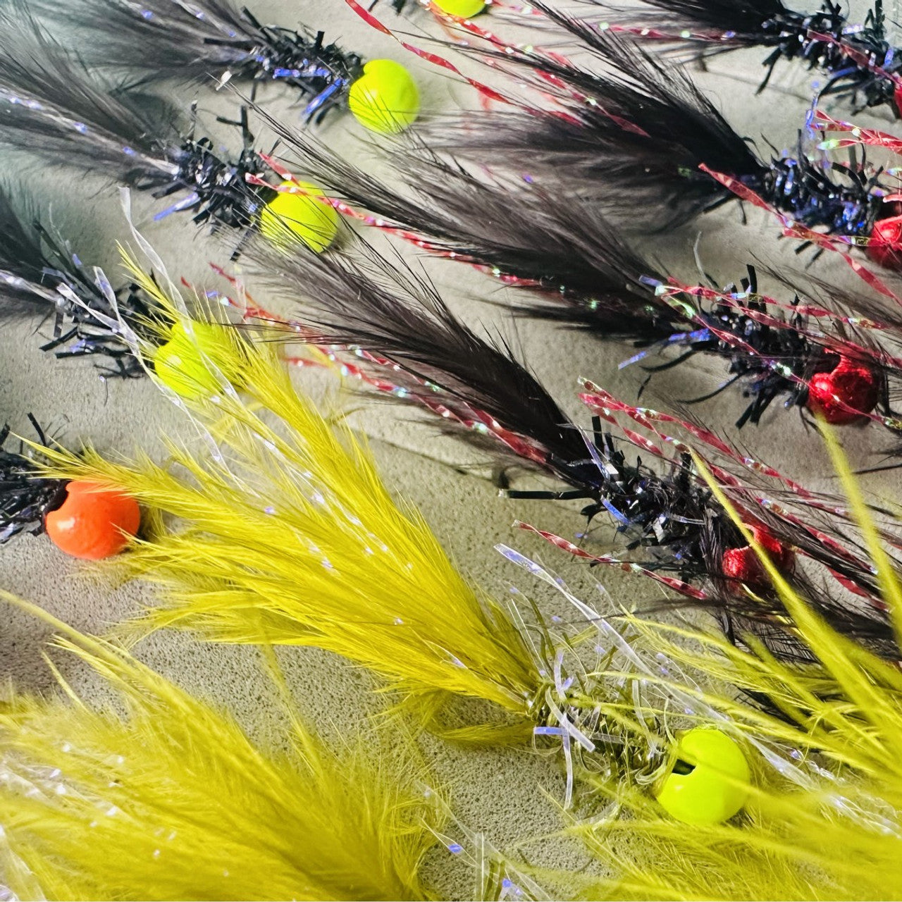 TODD'S DAMSEL BOMBER JIG FLY #10 BARBLESS
