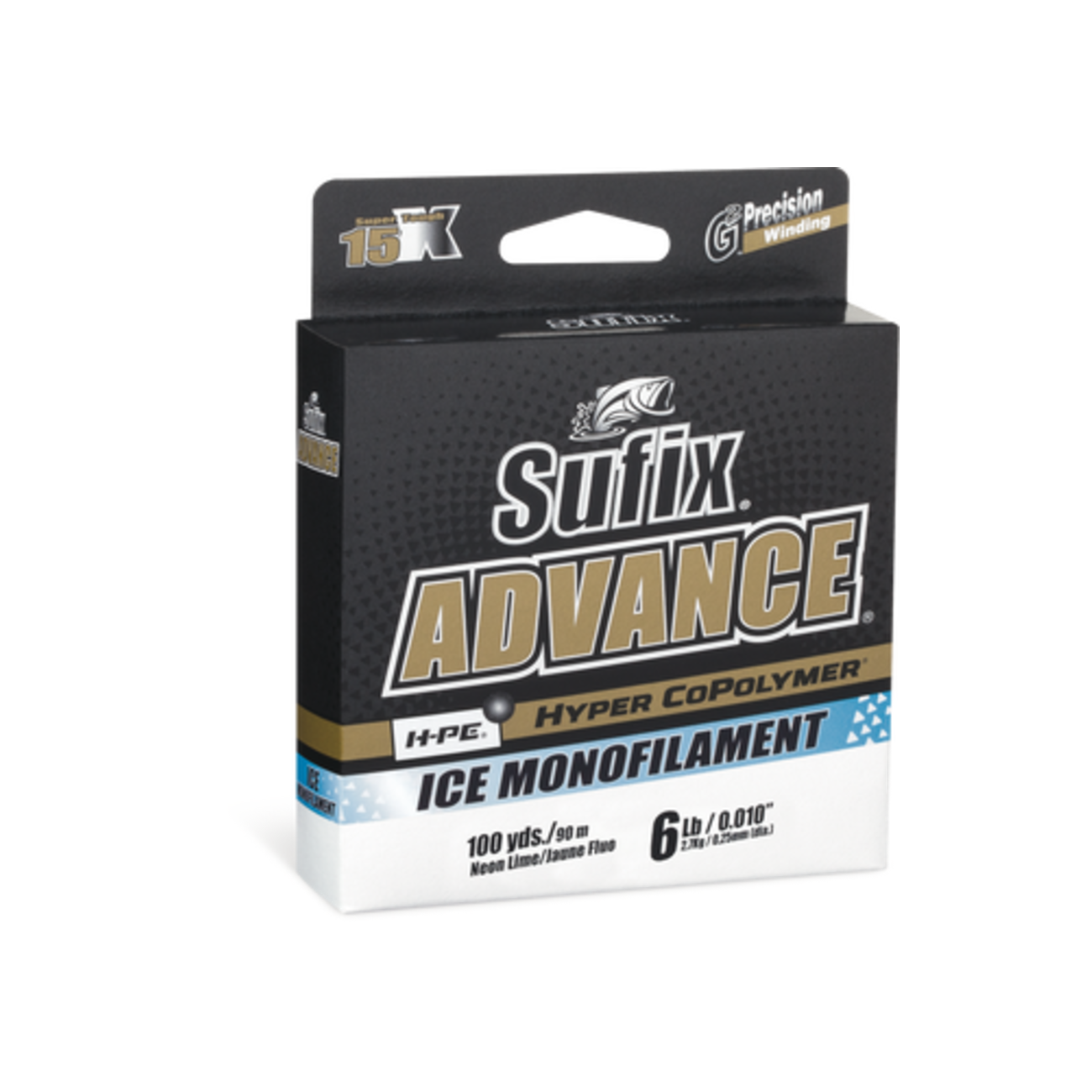 SUFIX ADVANCE ICE MONOFILAMENT 100YDS CLEAR