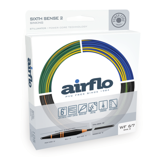 AIRFLO SIXTH SENSE 2 SINKING FLY LINE