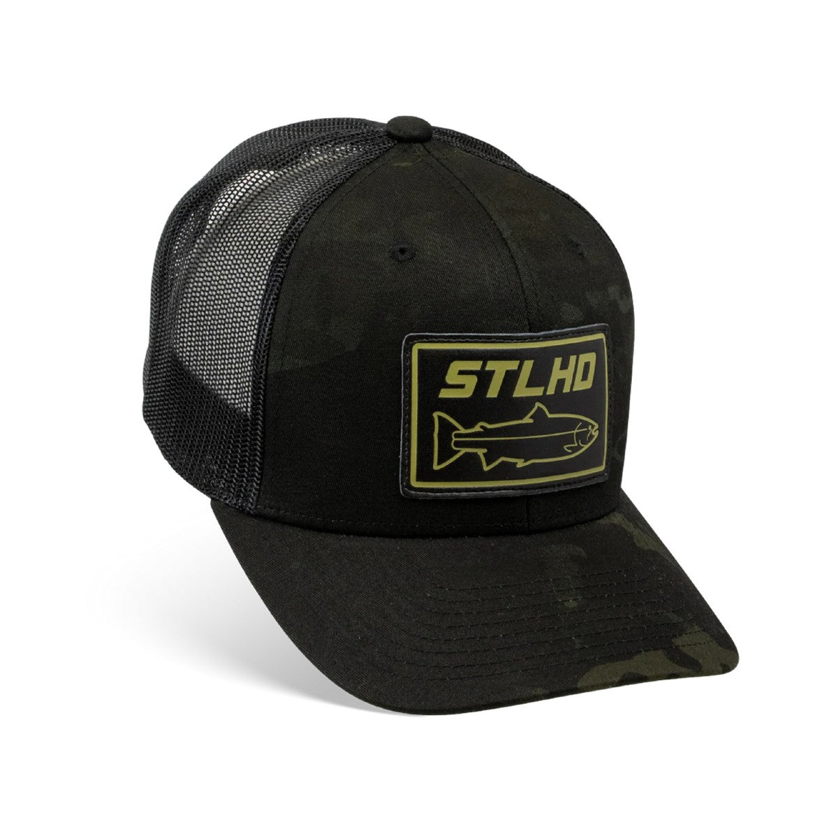 STLHD BLACK OPS MULTICAM SNAPBACK TRUCKER HAT