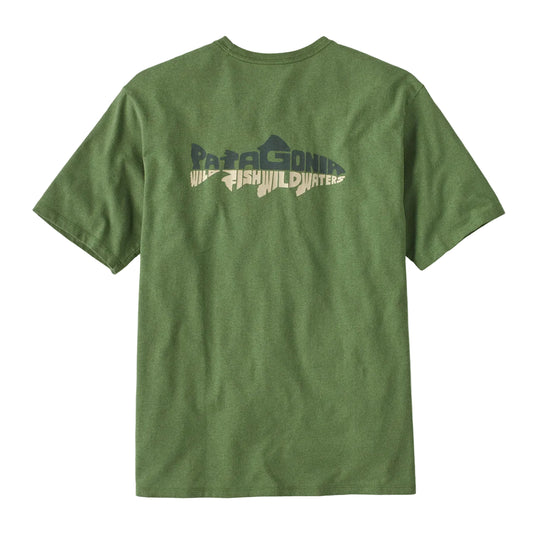 PATAGONIA MEN'S WILD WATERLINE POCKET RESPONSIBILI-TEE