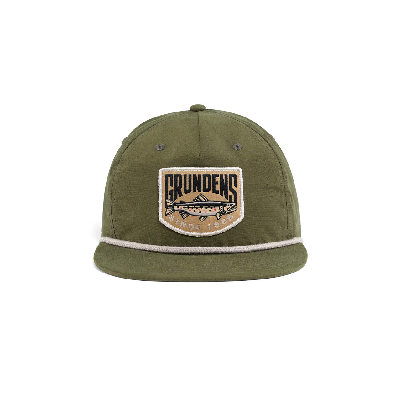 GRUNDENS TROUT PATCH ROPE TRUCKER