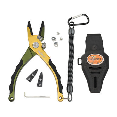 DR. SLICK TYPHOON PLIER  6-1/2" GREEN AND GOLD