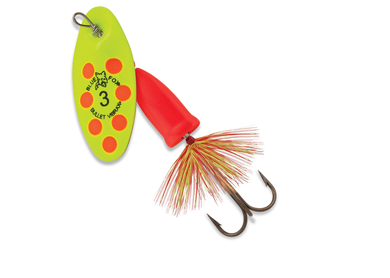 BLUE FOX VIBRAX BULLET FLY SPINNER