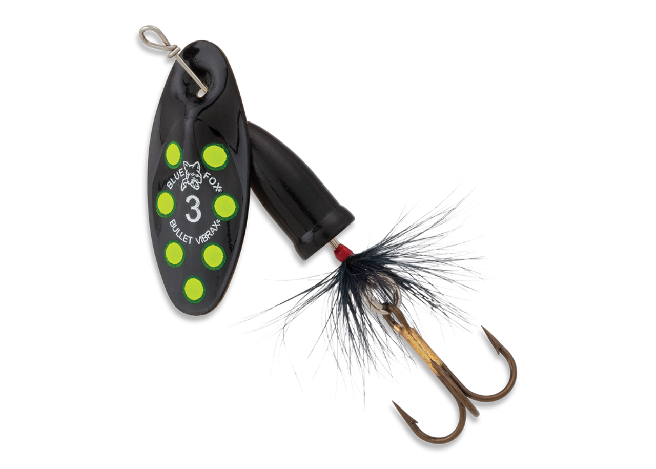 BLUE FOX VIBRAX BULLET FLY SPINNER – Fred's Custom Tackle Ltd.