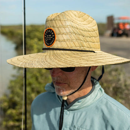 GRUNDENS WATERMAN STRAW HAT - REED